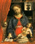 Vincenzo Foppa Madonna and Child with an Angel  k oil on canvas